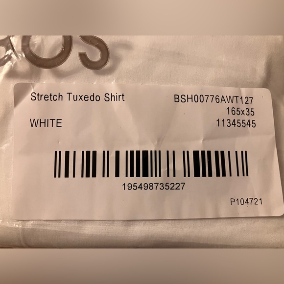 Bonobos Empire Tuxedo Shirt Athletic 16.5x35 - Picture 2 of 3